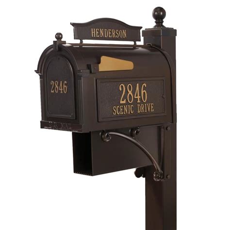 metal mailboxes from lowe's